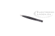 ESD Präzisionspinzette 130 mm, gerade mit ca. 1 mm breiter Spitze